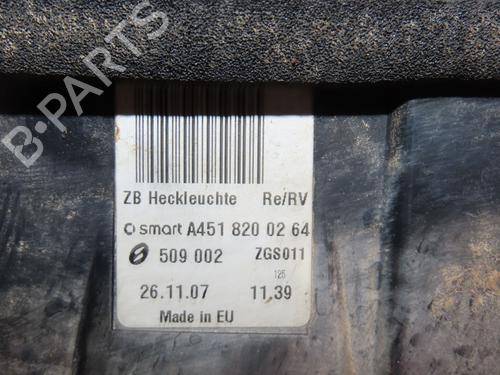 Used Right taillight SMART FORTWO Coupe (451) 0.8 CDi (451.300) (45 hp) 19529627