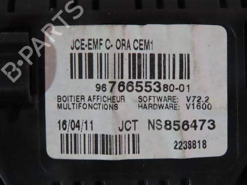Multifunctionele display PEUGEOT 207 (WA_, WC_) 1.4 16V (98 hp) 28504035