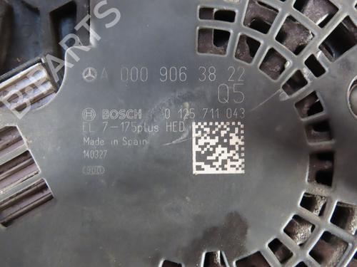 Alternator MERCEDES-BENZ A-CLASS (W176) A 180 CDI / d (176.012) | BP24486606M7 - Image 2