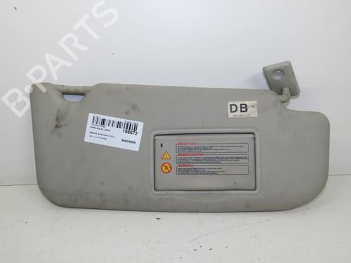 Used Right sun visor NISSAN QASHQAI / QASHQAI +2 I (J10, NJ10, JJ10E) 1.5 dCi (106 hp) 16286273