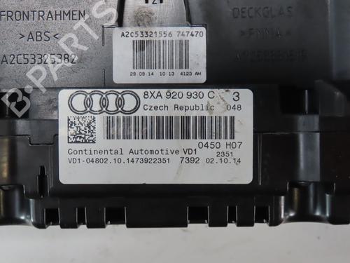 Used Instrument cluster AUDI A1 (8X1, 8XK) S1 quattro (231 hp) 29215243