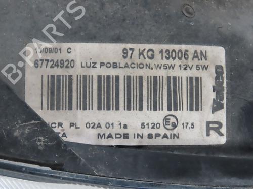 Right headlight FORD KA (RB_) 1.3 i | BP31277497C29 