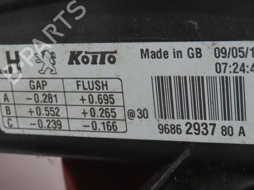Used Left taillight PEUGEOT 508 I (8D_) 1.6 THP (156 hp) 28086713