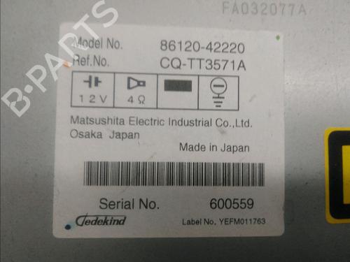 Radio TOYOTA RAV 4 III (_A3_) 2.2 D 4WD (ALA30_, ALA30R) | BP15685861E6 