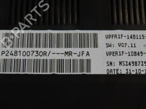 Used Instrument cluster RENAULT SCÉNIC IV (J9_) 1.2 TCe 130 (130 hp) 25886105