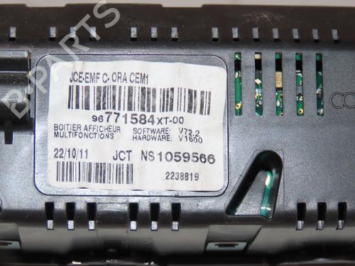 Display monitor CITROËN C3 II (SC_) 1.4 HDi 70 (SC8HZC, SC8HR0, SC8HP4) | BP29846079C48