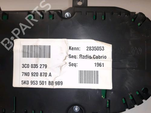 Used Instrument cluster VW SHARAN (7N1, 7N2) 2.0 TDI (140 hp) 9022492