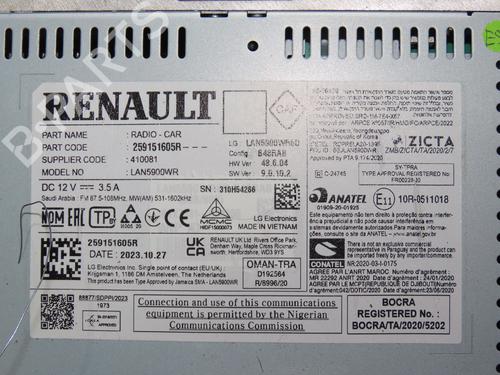 Radio DACIA DUSTER (PYM_, PYN_) 1.0 ECO G-100 | BP32873406E6  - Image 5