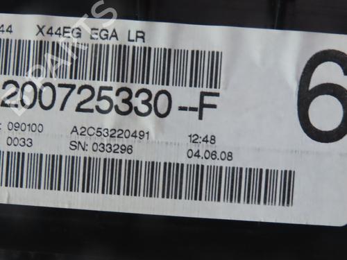 Used Instrument cluster RENAULT TWINGO II (CN0_) 1.5 dCi (CN0E) (64 hp) 28801116