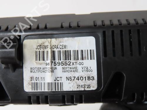 Display monitor CITROËN C3 II (SC_) 1.4 HDi 70 (SC8HZC, SC8HR0, SC8HP4) | BP27992890C48