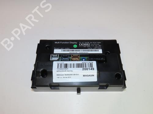 Display RENAULT KANGOO Express (FW0/1_) 1.5 dCi 90 (FW0G, FW05, FW08, FW11) (90 hp) 17657500