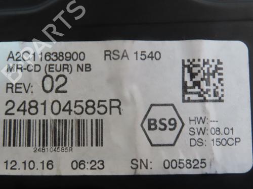 Used Instrument cluster RENAULT TALISMAN Grandtour (KP_) 1.6 TCe 200 (200 hp) 25622975