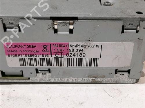 Radio CITROËN C5 III Break (RW_) 1.6 HDi 110 (RW9HZC) | BP9416279E6