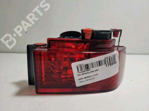 Used Rear fog light Rear fog light OPEL MERIVA A MPV (X03) 1.3 CDTI (E75) (75 hp) 9034759 9034759