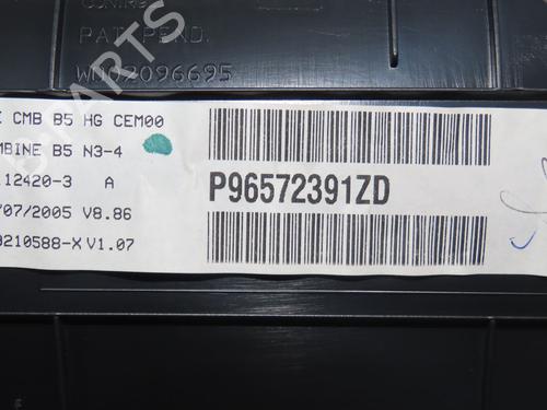Instrument cluster CITROËN C4 Coupe (LA_) 1.6 HDi | BP25436372C47 
