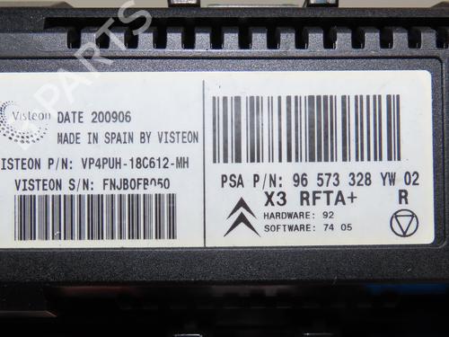 AC-Styringsenhed/Manøvreenhed CITROËN C5 II (RC_) 1.6 HDi (RC8HZB) (109 hp) 23161251