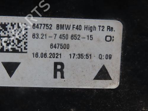Used Right tailgate light BMW 1 (F40) 118 i (136 hp) 27268203