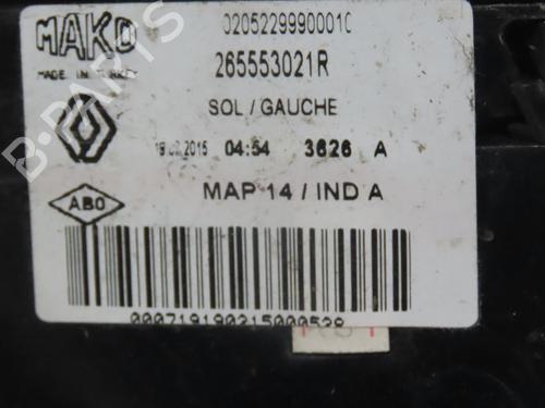 Left taillight RENAULT CLIO IV (BH_) 0.9 TCe 90 (BHNF, BHMA, BHMH, BHJK, BHJR) | BP26280910C34 