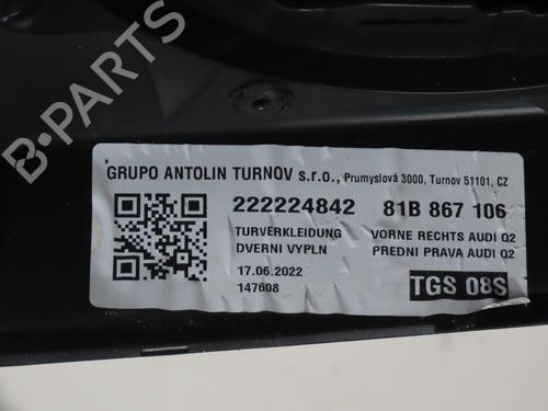 Forreste højre beklædning AUDI Q2 (GAB, GAG) 30 TFSI | BP39112600C59 - Image 2