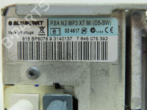 Radio CITROËN C5 III (RD_) 1.6 HDi 110 (RD9HZC) | BP23161561E6 - Image 4