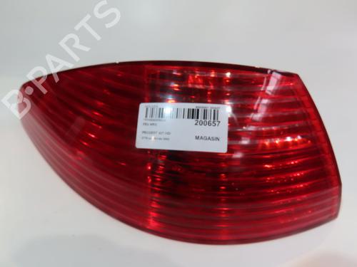 Used Left taillight PEUGEOT 607 (9D, 9U) 2.2 HDi (133 hp) 17372492