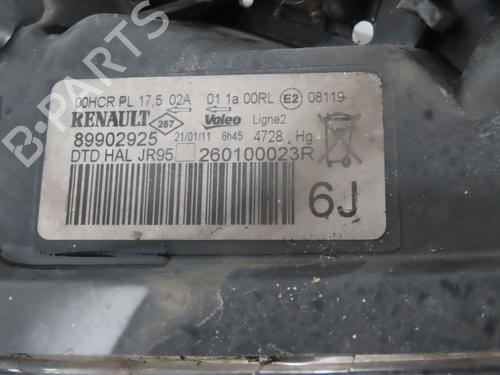 Right headlight RENAULT SCÉNIC III (JZ0/1_) 1.5 dCi | BP31302500C29 