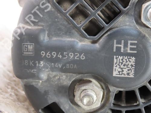 Alternator CHEVROLET AVEO / KALOS Hatchback (T250, T255) 1.2 LPG | BP19263536M7 