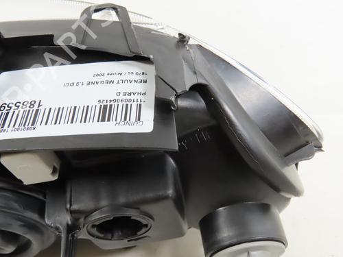 Used Right headlight Right headlight RENAULT MEGANE I (BA0/1_) 1.9 dCi (BA05, BA1F) (102 hp) 15953842 15953842