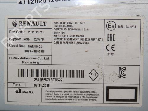 Radio RENAULT CLIO IV (BH_) 1.5 dCi 75 | BP23183699E6 