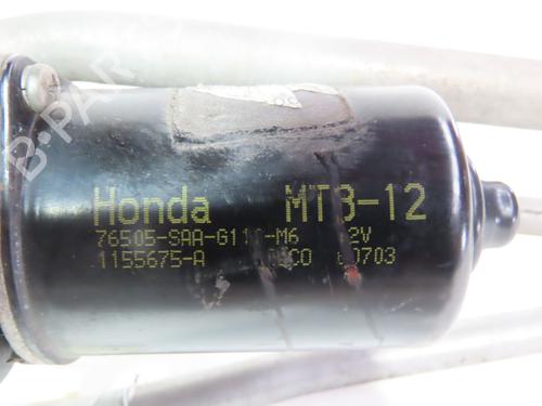Used Front wiper motor HONDA JAZZ II (GD_, GE3, GE2) 1.4 iDSI (GE3, GD1) (83 hp) 18206248