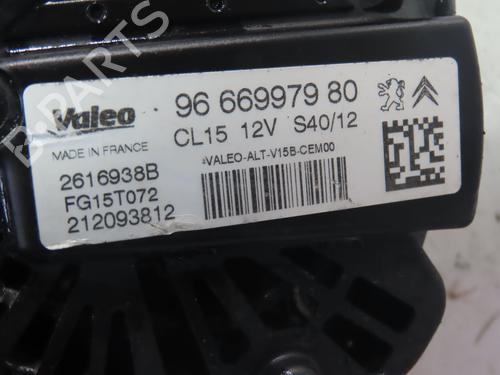 Alternator CITROËN C5 III (RD_) 1.6 THP 155 (RD5FV8, RD5FNA) | BP37162644M7 - Image 4