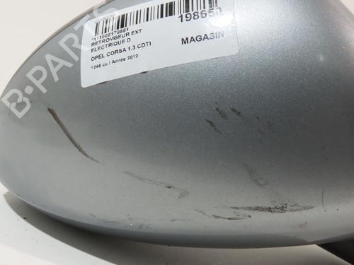 Right mirror OPEL CORSA D (S07) 1.3 CDTI (L08, L68) | BP16417108C27 