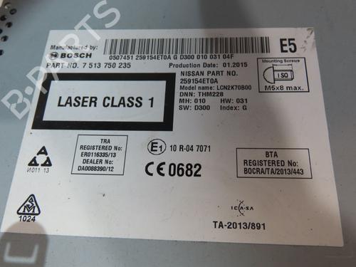 Used Radio NISSAN X-TRAIL III (T32_, T32R, T32RR) 1.6 dCi (T32) (130 hp) 19326854
