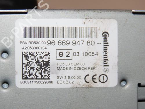 Used Radio CITROËN C4 II (NC_) 1.6 HDi 90 (92 hp) 24442082