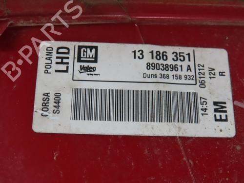 Right taillight OPEL CORSA D (S07) 1.4 (L08, L68) | BP27812462C35 