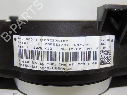 Instrument cluster PEUGEOT 207 (WA_, WC_) 1.4 HDi | BP16356051C47 