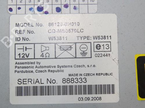 Radio PEUGEOT 107 (PM_, PN_) 1.0 | BP23161583E6 