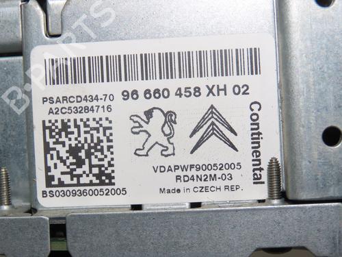 Radio PEUGEOT 308 I (4A_, 4C_) 1.6 HDi | BP23161617E6 