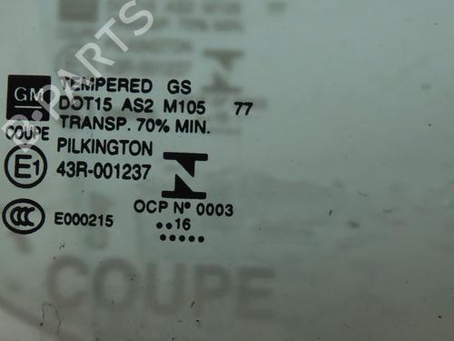Used Front right door window CHEVROLET CAMARO 2.0 Turbo (275 hp) 28159685