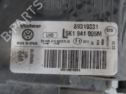 Left headlight VW GOLF VI (5K1) 1.6 TDI | BP31634699C28 