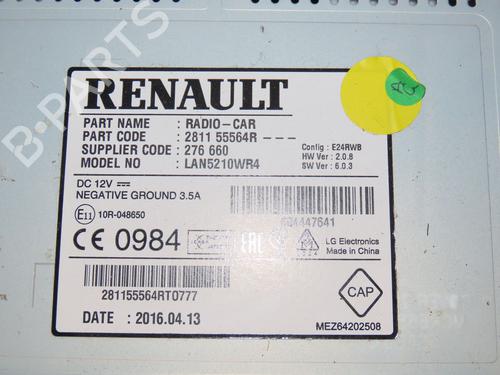 Bilradio RENAULT CLIO IV (BH_) 1.5 dCi 75 (75 hp) 25586914