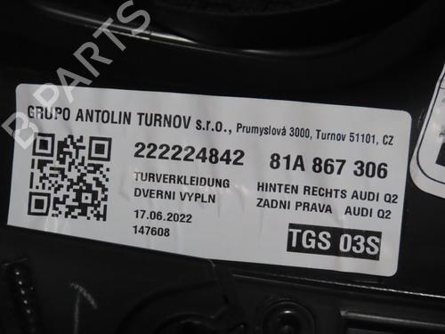 Rear right panel AUDI Q2 (GAB, GAG) 30 TFSI | BP39112613C61 - Image 2