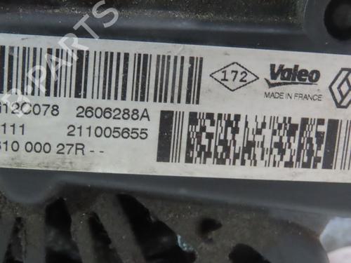 Generator RENAULT MEGANE III Hatchback (BZ0/1_, B3_) 1.5 dCi (BZ09, BZ0D, BZ1W, BZ29, BZ14) (110 hp) 25859581