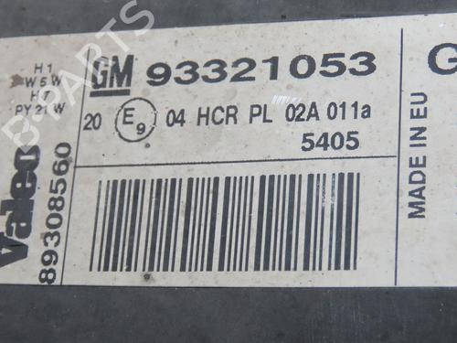 Used Right headlight OPEL MERIVA A MPV (X03) 1.7 CDTI (E75) (100 hp) 25150323