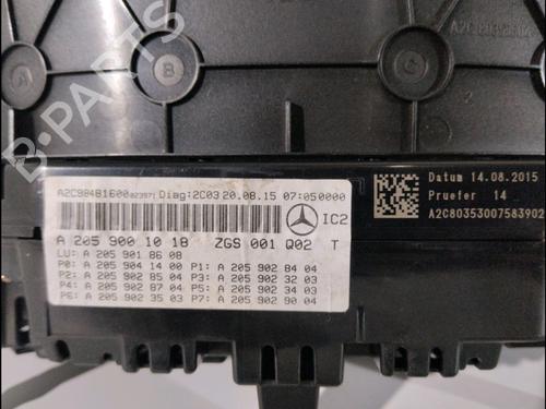 Instrument cluster MERCEDES-BENZ C-CLASS (W205) C 180 BlueTEC / d (205.036) | BP12263044C47 