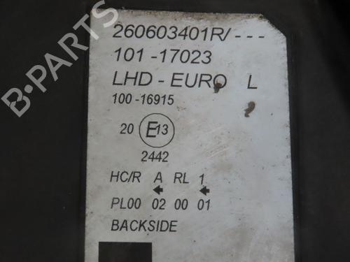 Used Left headlight RENAULT KANGOO Express (FW0/1_) 1.5 dCi 70 (FW0A, KW0V) (68 hp) 29901709