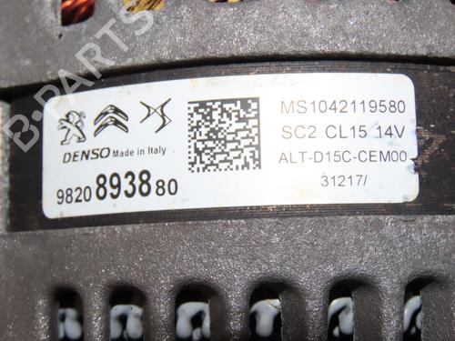 Used Alternator PEUGEOT 308 II (LB_, LP_, LW_, LH_, L3_) 1.5 BlueHDi 130 (131 hp) 18059015