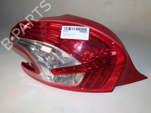 Used Left taillight PEUGEOT 208 I (CA_, CC_) 1.4 HDi (68 hp) 19162583