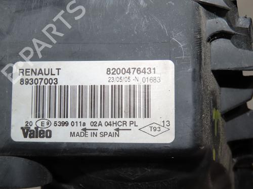 Used Right headlight RENAULT MEGANE II (BM0/1_, CM0/1_) 1.6 16V (BM0C, CM0C) (113 hp) 24489684