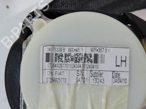 Used Rear left belt tensioner FIAT 500 (312_) 1.2 (312AXA1A) (69 hp) 16188829